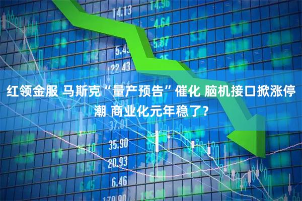 红领金服 马斯克“量产预告”催化 脑机接口掀涨停潮 商业化元年稳了？