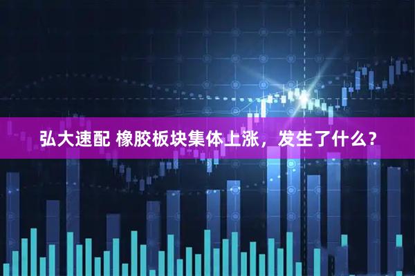 弘大速配 橡胶板块集体上涨，发生了什么？